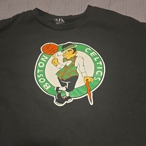 Majestic Black Boston Celtics Short Sleeve Tee